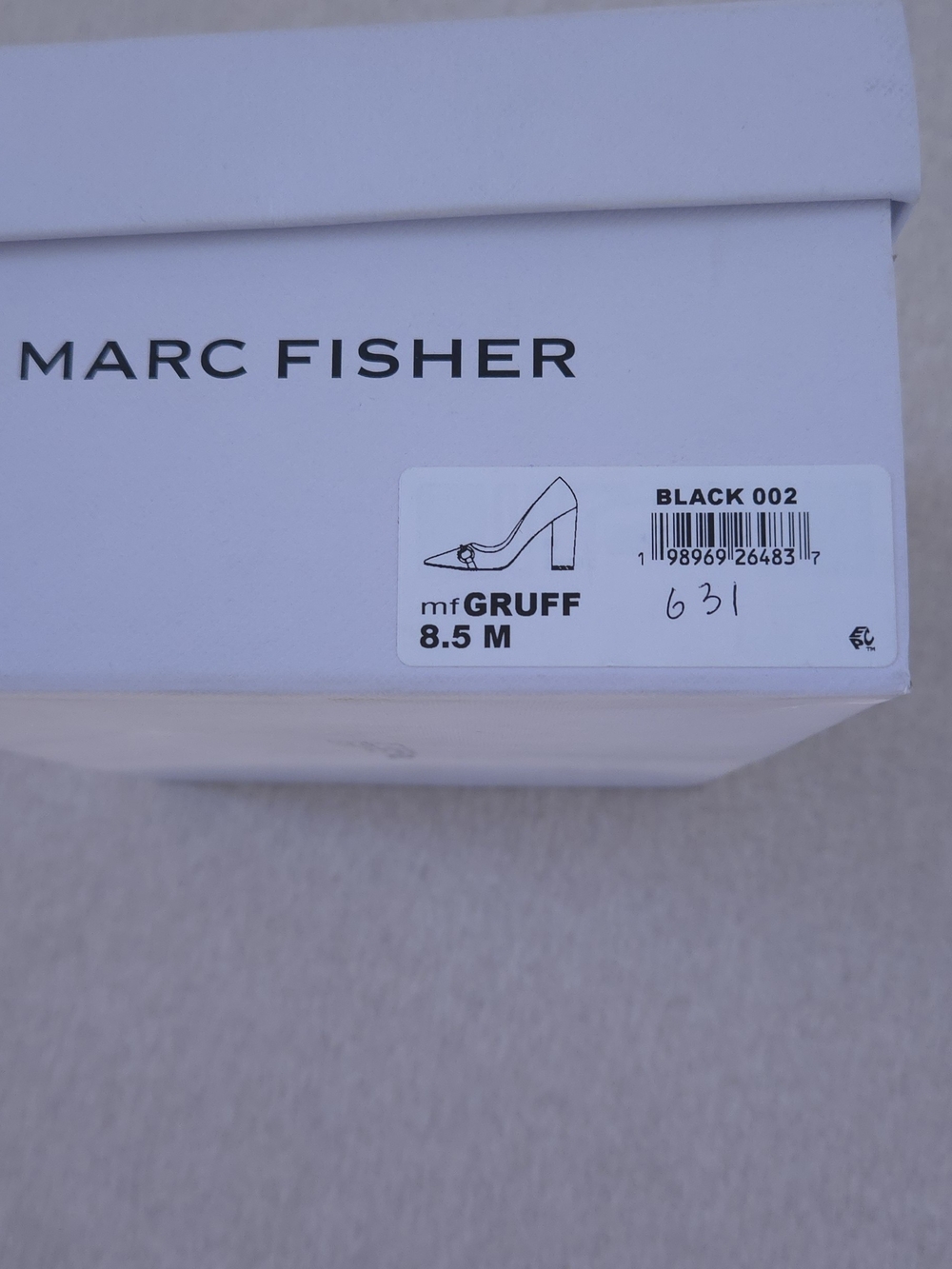 Marc Fisher Gruff Bit High Block Heel Pumps - Picture 6 of 9